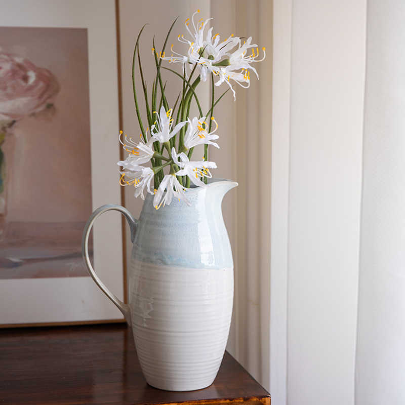 Farmhouse Ceramic Kettle Vase