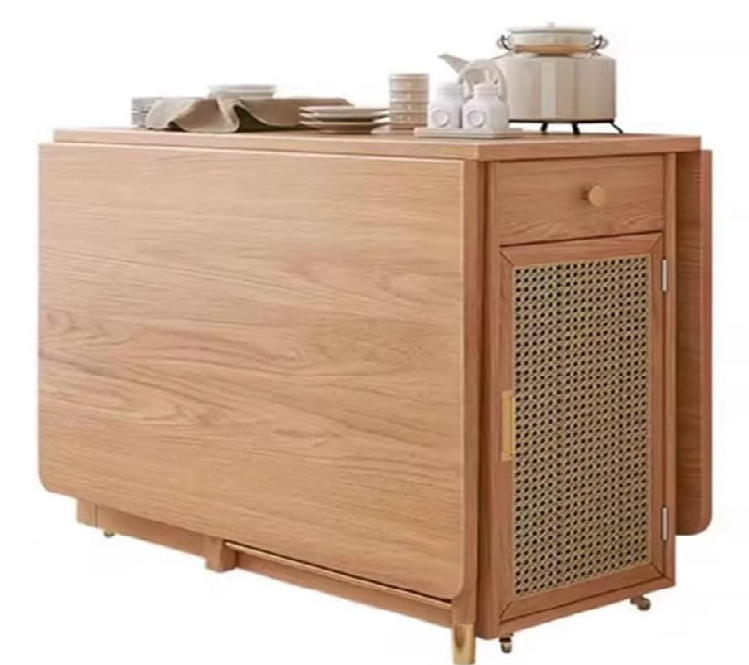 Patsy Rattan Foldable Dining Table