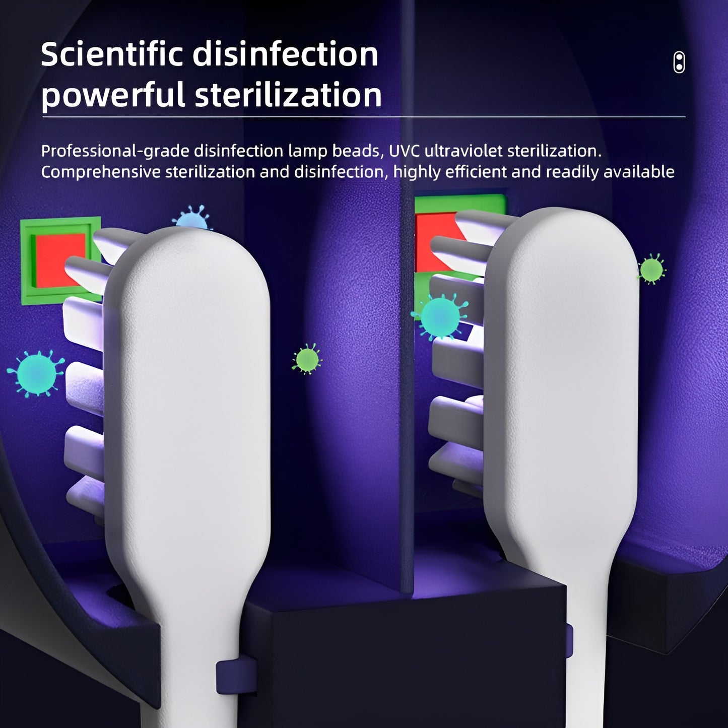 Twin UV Toothbrush Sterilizer