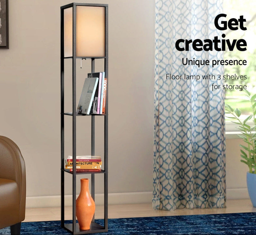 Zhao 3-Tier Floor Lamp - Square