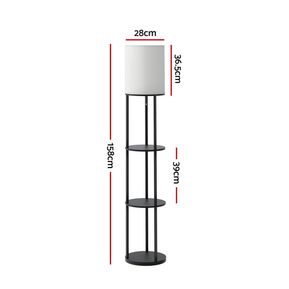 Zhao 3-Tier Floor Lamp - Round