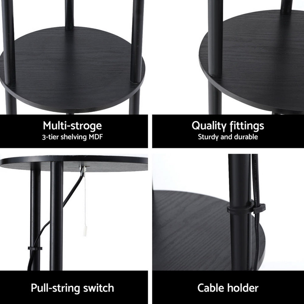 Zhao 3-Tier Floor Lamp - Round