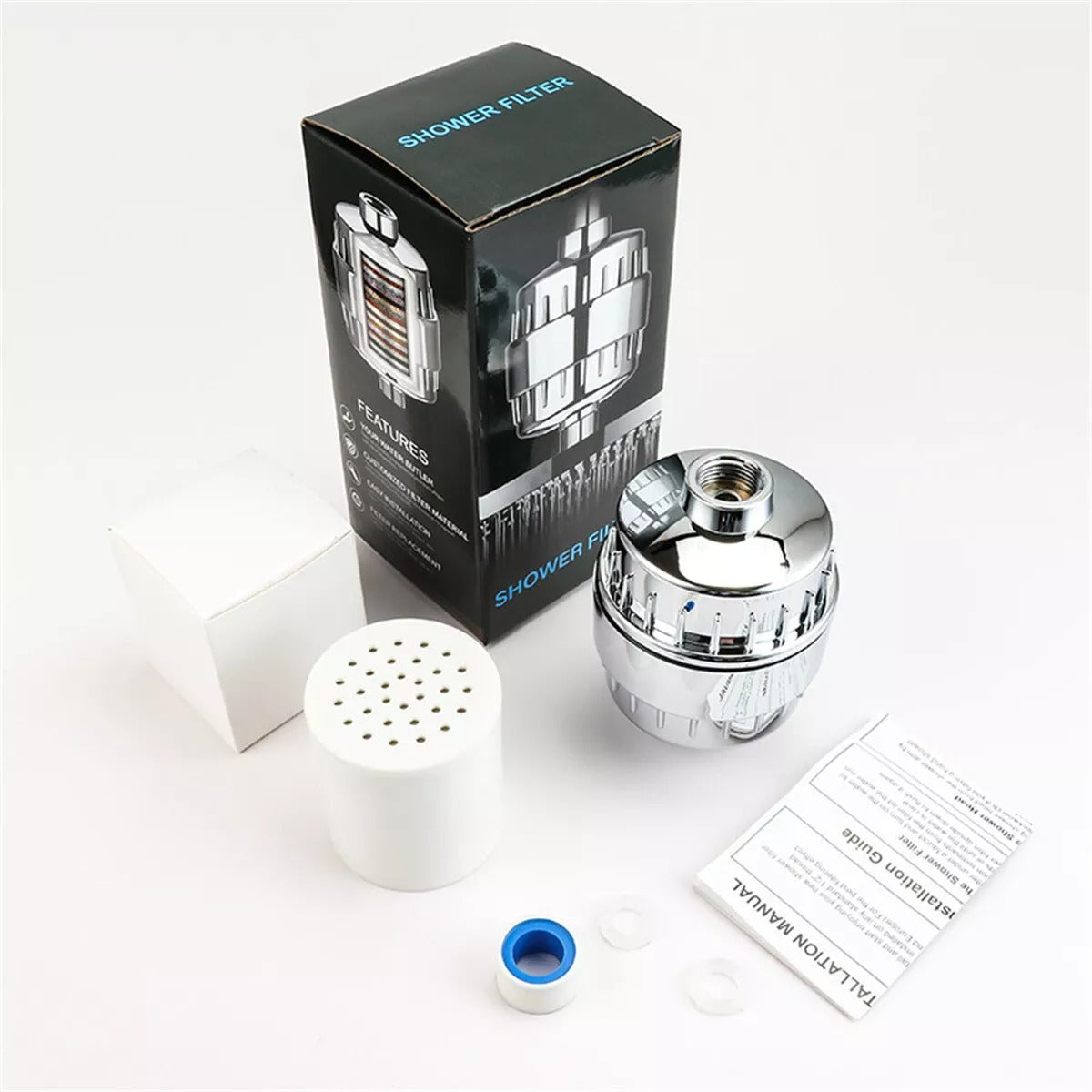20-Stage Shower Head Filter