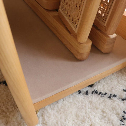 Patsy Rattan Foldable Dining Table