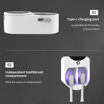 Twin UV Toothbrush Sterilizer