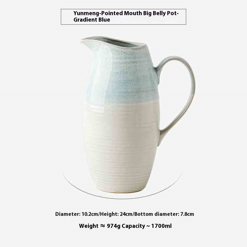 Farmhouse Ceramic Kettle Vase