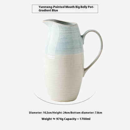 Farmhouse Ceramic Kettle Vase