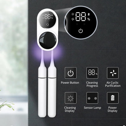Twin UV Toothbrush Sterilizer