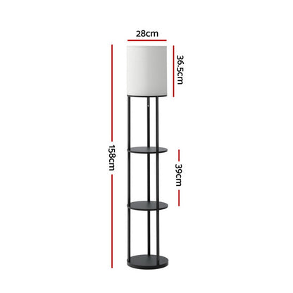 Zhao 3-Tier Floor Lamp - Round