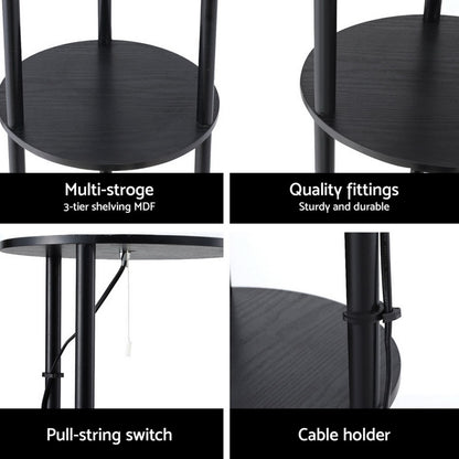 Zhao 3-Tier Floor Lamp - Round