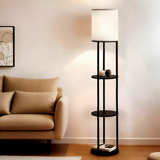 Zhao 3-Tier Floor Lamp - Round