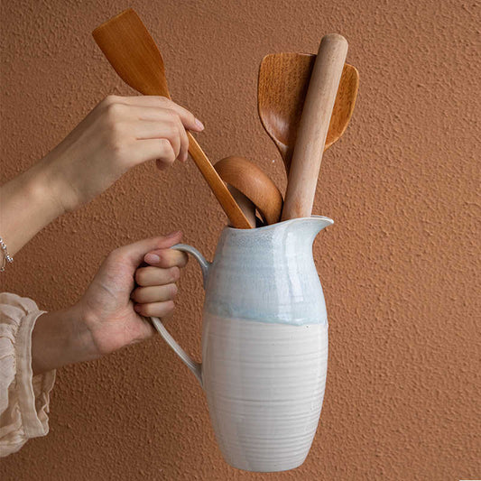 Farmhouse Ceramic Kettle Vase