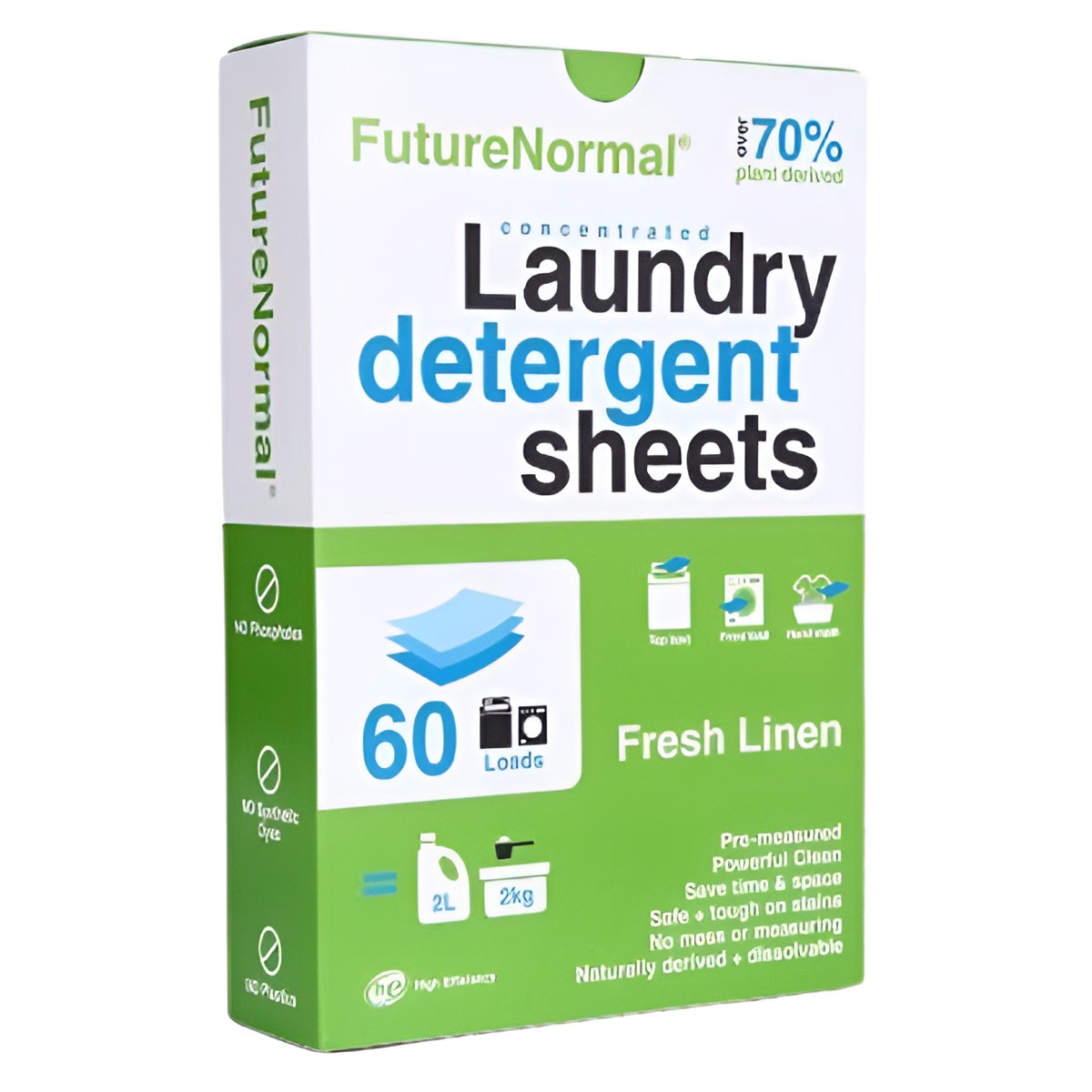 Eco-Friendly Laundry Detergent Sheets - 5 BOX VALUE (300 Sheets)