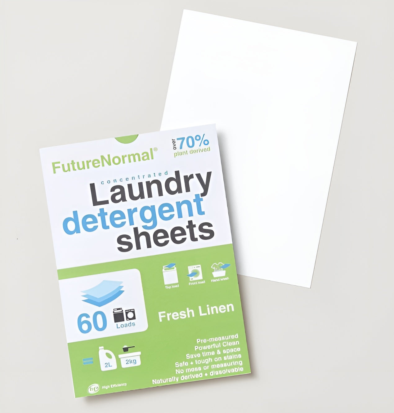 Eco-Friendly Laundry Detergent Sheets - 5 BOX VALUE (300 Sheets)