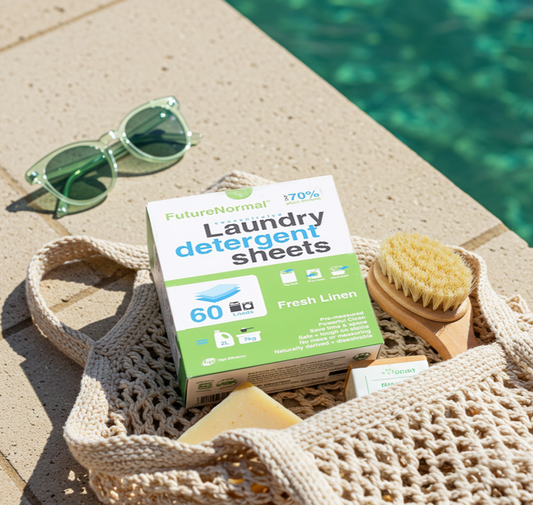 Eco-Friendly Laundry Detergent Sheets - 5 BOX VALUE (300 Sheets)